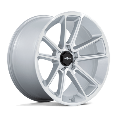 Rotiform - R192 BTL - Silver - Gloss Silver with Machined Face - 22" x 12", 35 Offset, 5x112 (Bolt pattern), 66.56mm HUB