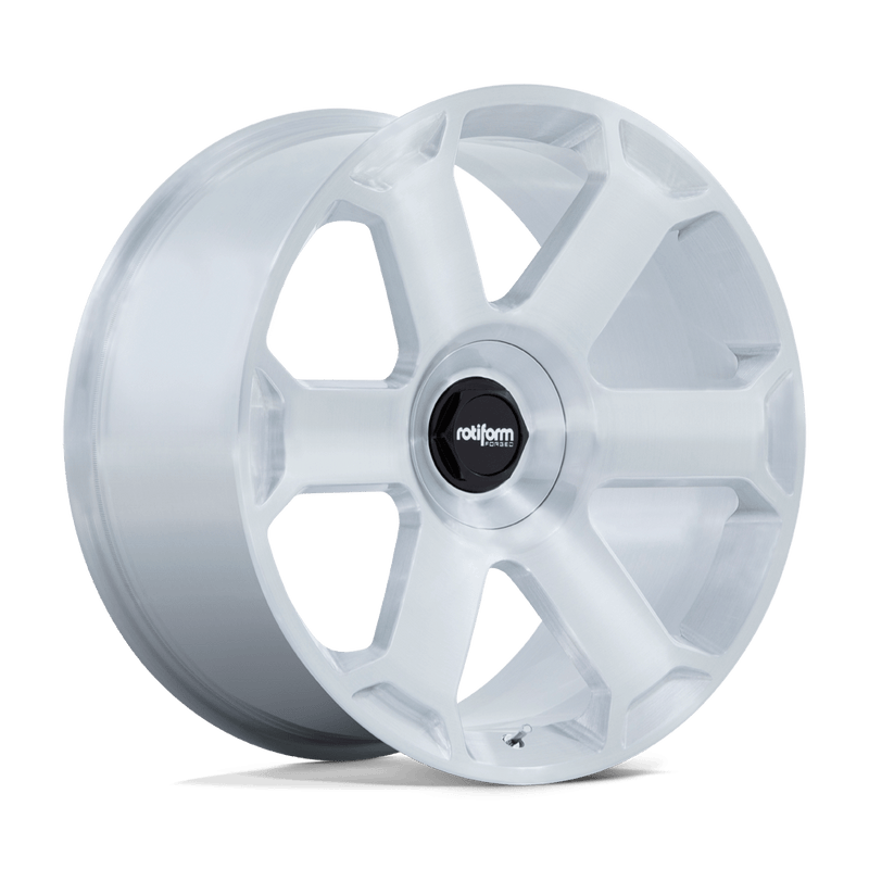 Rotiform - AVS - Silver - Brushed Silver - 22" x 10.5", 10 Offset, 5x112 (Bolt pattern), 66.6mm HUB