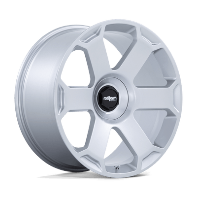 Rotiform - AVS - Silver - Gloss Silver - 22" x 10.5", 10 Offset, 5x112 (Bolt pattern), 66.6mm HUB