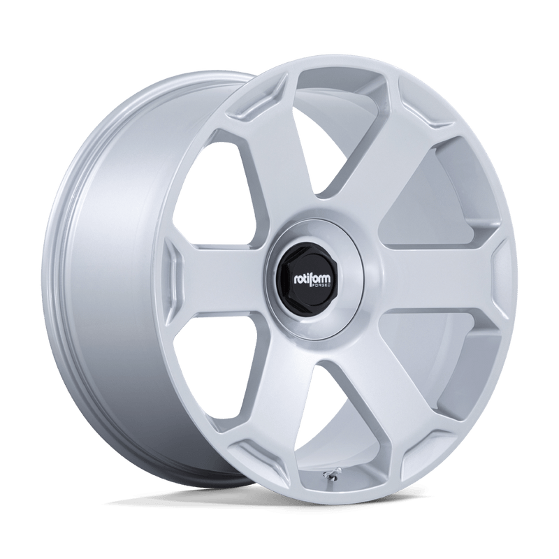 Rotiform - AVS - Silver - Gloss Silver - 22" x 10.5", 10 Offset, 5x112 (Bolt pattern), 66.6mm HUB