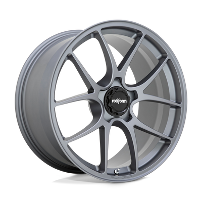 Rotiform - LTN-L - Grey - Titanium Gray - 18" x 8", 48 Offset, 5x100 (Bolt pattern), 56.15mm HUB