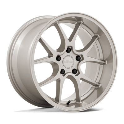 Rotiform - LTN-J - Gold - Gloss Gold - 19" x 9.5", 30 Offset, 5x112 (Bolt pattern), 66.56mm HUB