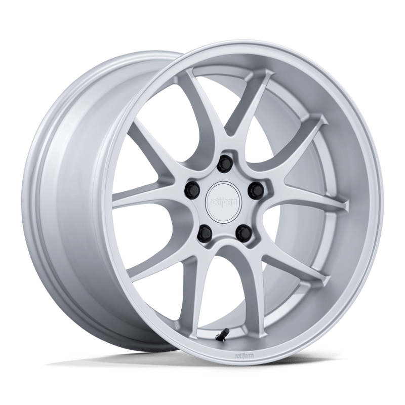 Rotiform - LTN-J - Silver - Matte Silver - 18" x 9.5", 38 Offset, 5x114.3 (Bolt pattern), 72.56mm HUB