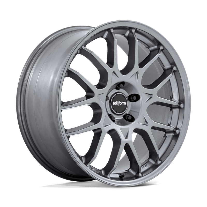 Rotiform - R196 ZWS - Gunmetal - Gloss Anthracite - 22" x 12", 30 Offset, 5x112 (Bolt pattern), 66.56mm HUB