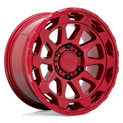 Black Rhino - ROTOR - Candy Red - 17" x 8.5", -18 Offset, 6x139.7 (Bolt pattern), 112.1mm HUB