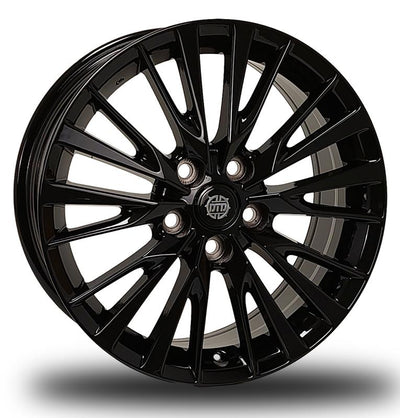 DTD - OEM+ - Black - Gloss Black - 18" x 8", 45 Offset, 5x114.3 (Bolt pattern), 60.10mm HUB