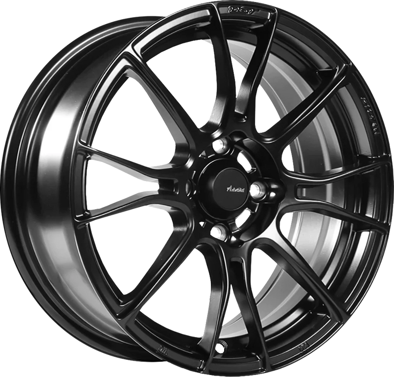 Advanti - Storm S2 - Black - Matte Black - 15" x 9", 35 Offset, 4x100 (Bolt pattern), 73.1mm HUB