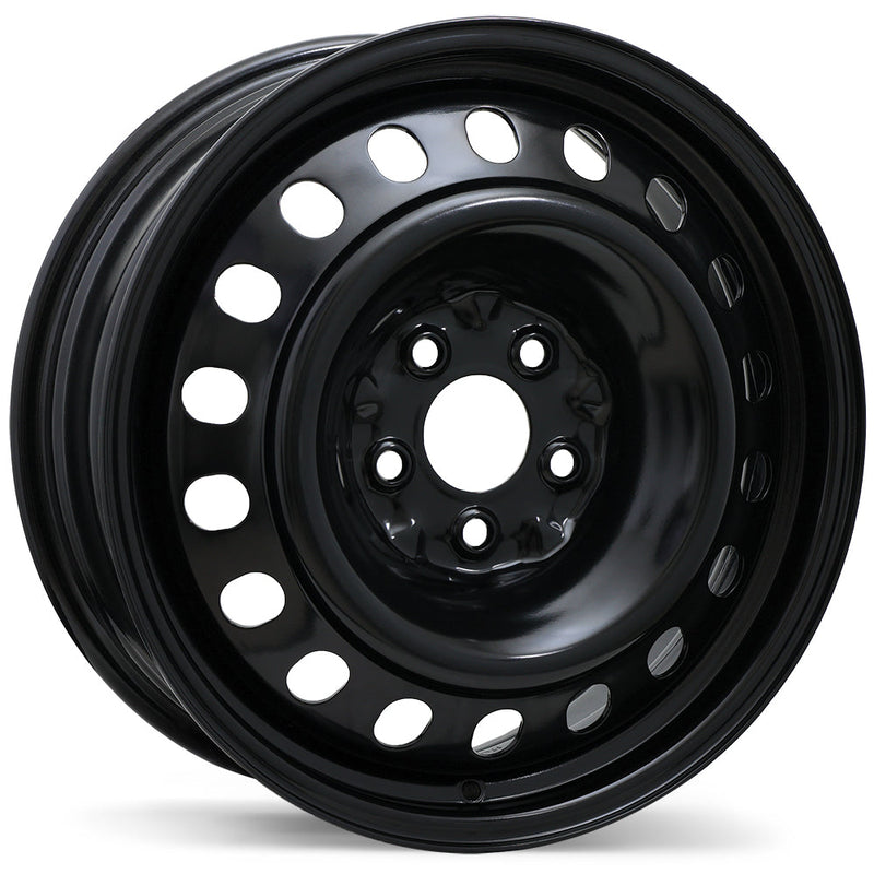 Fast Wheels - Steel - Black - 17" x 6.5", 40 Offset, 5x114.3 (Bolt pattern), 71.5mm HUB