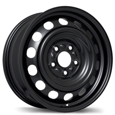 Fast Wheels - Steel - Black - 17" x 7", 45 Offset, 5x112 (Bolt pattern), 57.1mm HUB
