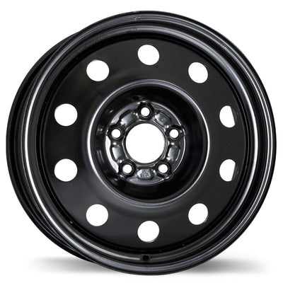 Fast Wheels - Steel - Black - 17" x 7", 40 Offset, 5x115 (Bolt pattern), 70.3mm HUB