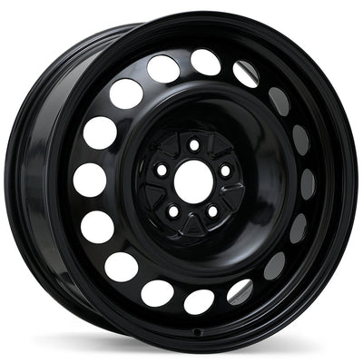 Fast Wheels - Steel - Black - 17" x 7", 45 Offset, 5x114.3 (Bolt pattern), 67.1mm HUB