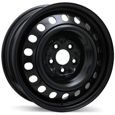 Fast Wheels - Steel - Black - 17" x 7", 40 Offset, 5x114.3 (Bolt pattern), 71.5mm HUB