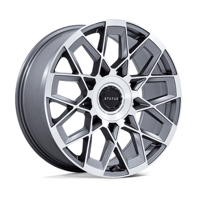 Status Wheels - ST005 MATRIX - Gunmetal - Anth-Mir - 24" x 10", 35 Offset, 5x120/130 (Bolt pattern), 84.1mm HUB