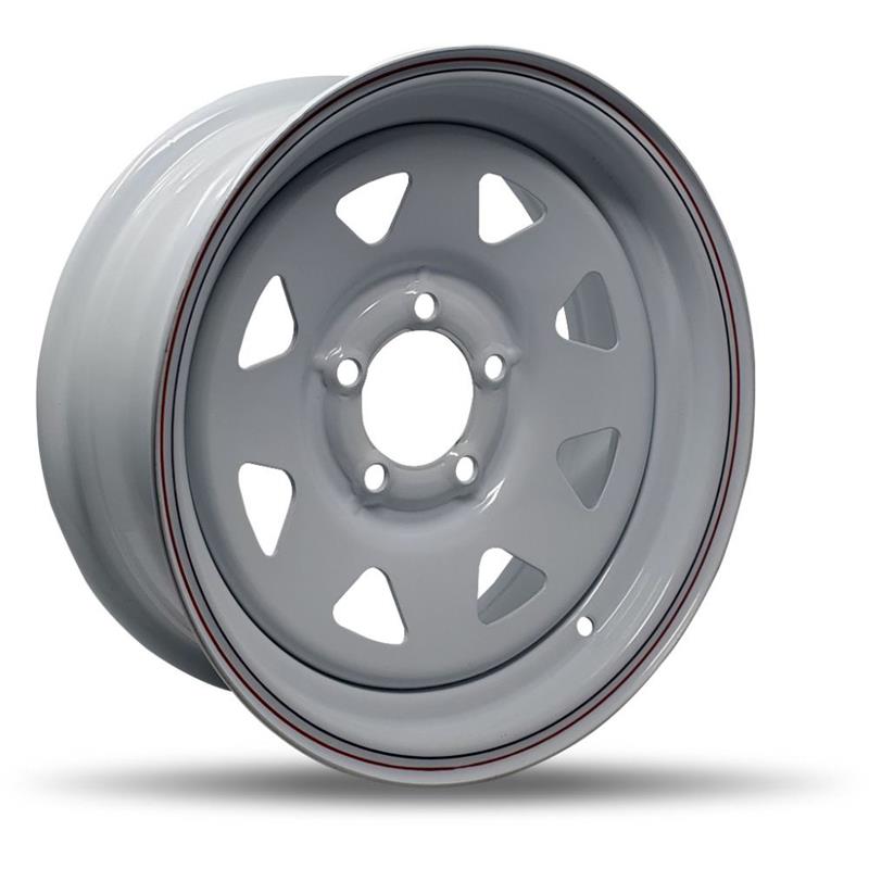 DTD - Steel - White - Gloss White - 14" x 5.5", 0 Offset, 5x114.3 (Bolt pattern), 84,00mm HUB