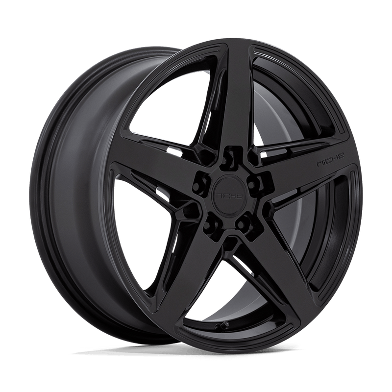 Niche - M269 TERAMO - Black - Matte Black - 18" x 8", 40 Offset, 5x100 (Bolt pattern), 66.06mm HUB