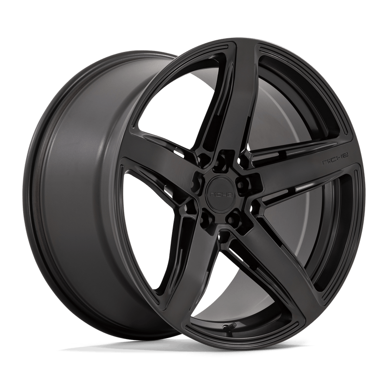 Niche - M269 TERAMO - Black - Matte Black - 20" x 10.5", 20 Offset, 5x112 (Bolt pattern), 66.56mm HUB