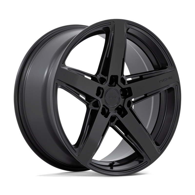 Niche - M269 TERAMO - Black - Matte Black - 20" x 10.5", 27 Offset, 5x112 (Bolt pattern), 66.56mm HUB