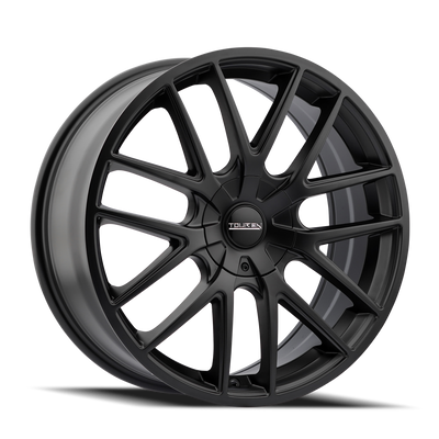 Touren - TR60 - Black - Full Matte Black - 17" x 7.5", 42 Offset, 4x100/114.3 (Bolt pattern), 67.10mm HUB