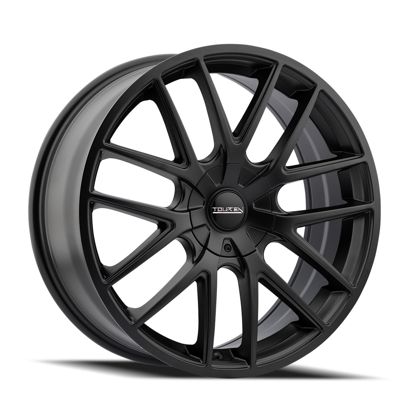 Touren - TR60 - Black - Full Matte Black - 17" x 7.5", 42 Offset, 4x100/114.3 (Bolt pattern), 67.10mm HUB