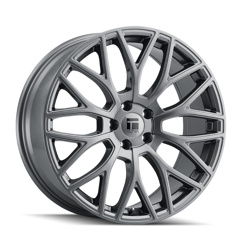 Touren - TR76 - Grey - Graphite - 17" x 8", 35 Offset, 5x112 (Bolt pattern), 66.56mm HUB