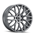 Touren - TR76 - Grey - Graphite - 18" x 8", 35 Offset, 5x100 (Bolt pattern), 56.10mm HUB