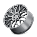 Touren - TR76 - Grey - Graphite - 18" x 8", 35 Offset, 5x112 (Bolt pattern), 66.56mm HUB