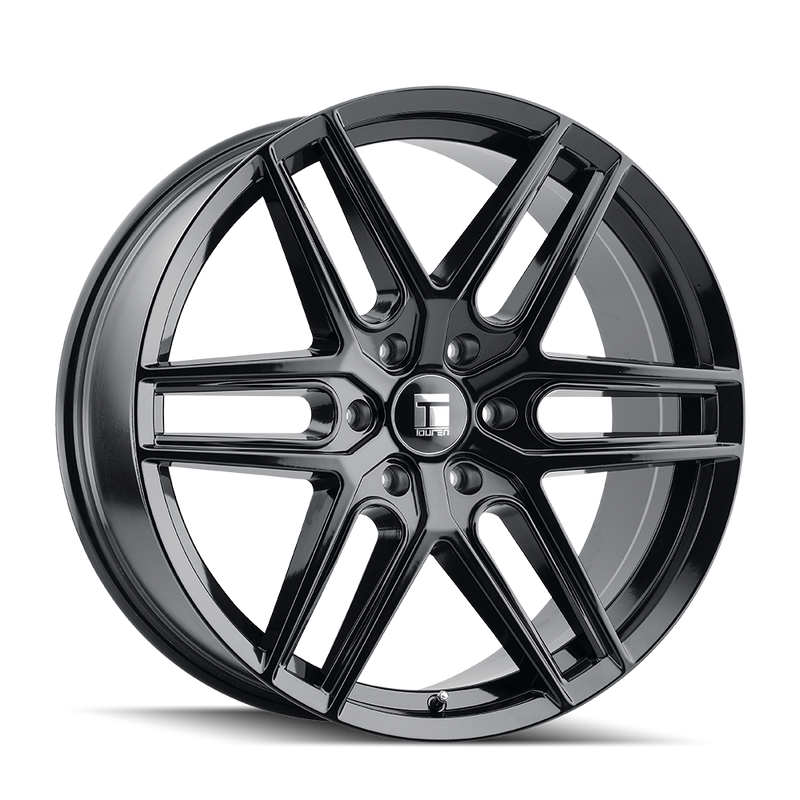 Touren - TR79 - Black - GLOSS BLACK - 20" x 9", 30 Offset, 6x135 (Bolt Pattern), 87.1mm HUB