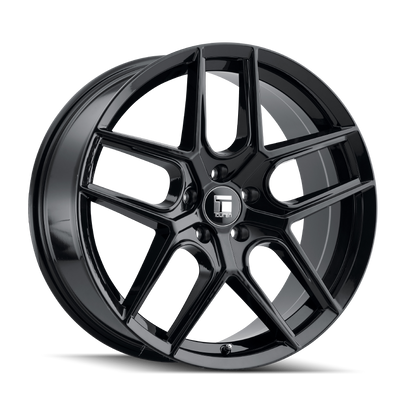 Touren - TR79 - Black - Gloss Black - 17" x 8", 35 Offset, 5x115 (Bolt pattern), 70.30mm HUB