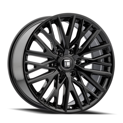 Touren - TR91 - Black - Gloss Black - 20" x 9", 18 Offset, 6x139.7 (Bolt pattern), 106.1mm HUB