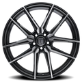 Touren - TR94 - Grey - Gloss Graphite Brushed - 18" x 8", 35 Offset, 5x108 (Bolt pattern), 63.50mm HUB