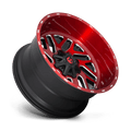 Fuel - D691 TRITON - Candy Red Milled - 20" x 10", -18 Offset, 5x139.7 (Bolt pattern), 110.20mm HUB
