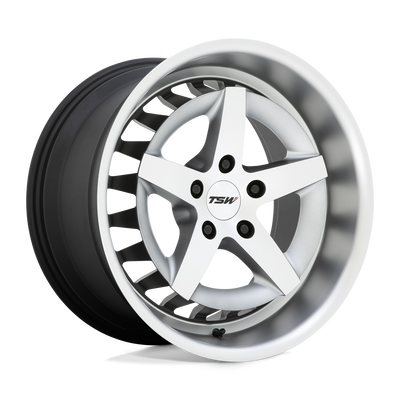 TSW Wheels - DEGNER - Silver - Matte Titanium with Machined Face - 20" x 9", 40 Offset, 5x112 (Bolt pattern), 66.56mm HUB