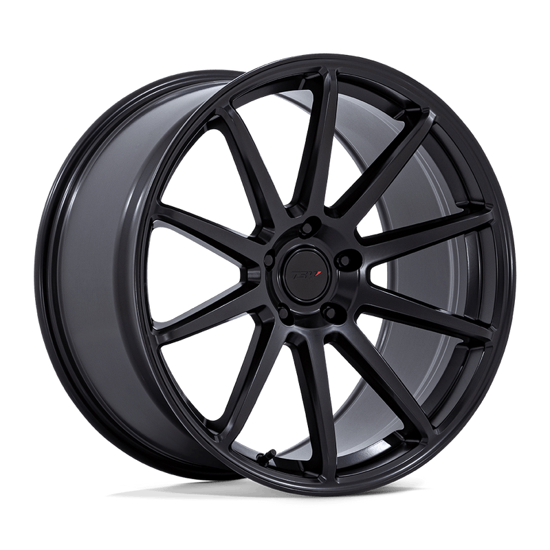 TSW Wheels - TW004 CANARD - Black - Matte Black - 20" x 9", 45 Offset, 5x112 (Bolt pattern), 66.56mm HUB