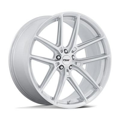 TSW Wheels - IMOLA - Silver - Gloss Silver with Machined Face - 20" x 10.5", 30 Offset, 5x112 (Bolt pattern), 66.56mm HUB