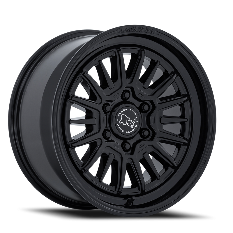 Black Rhino - BR030 TALEO - Black - Gloss Black - 17" x 8.5", 10 Offset, 6x135 (Bolt pattern), 87.10mm HUB