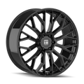 Touren - TR08 - Black - Gloss Black - 22" x 9", 35 Offset, 6x120 (Bolt pattern), 66.90mm HUB