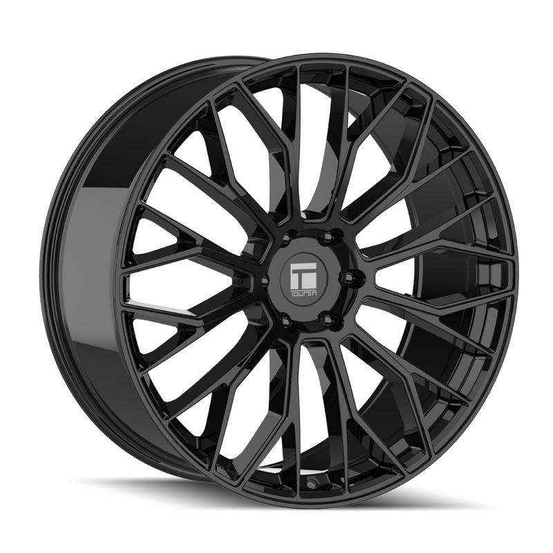 Touren - TR08 - Black - Gloss Black - 20" x 9", 20 Offset, 6x139.7 (Bolt pattern), 106.10mm HUB