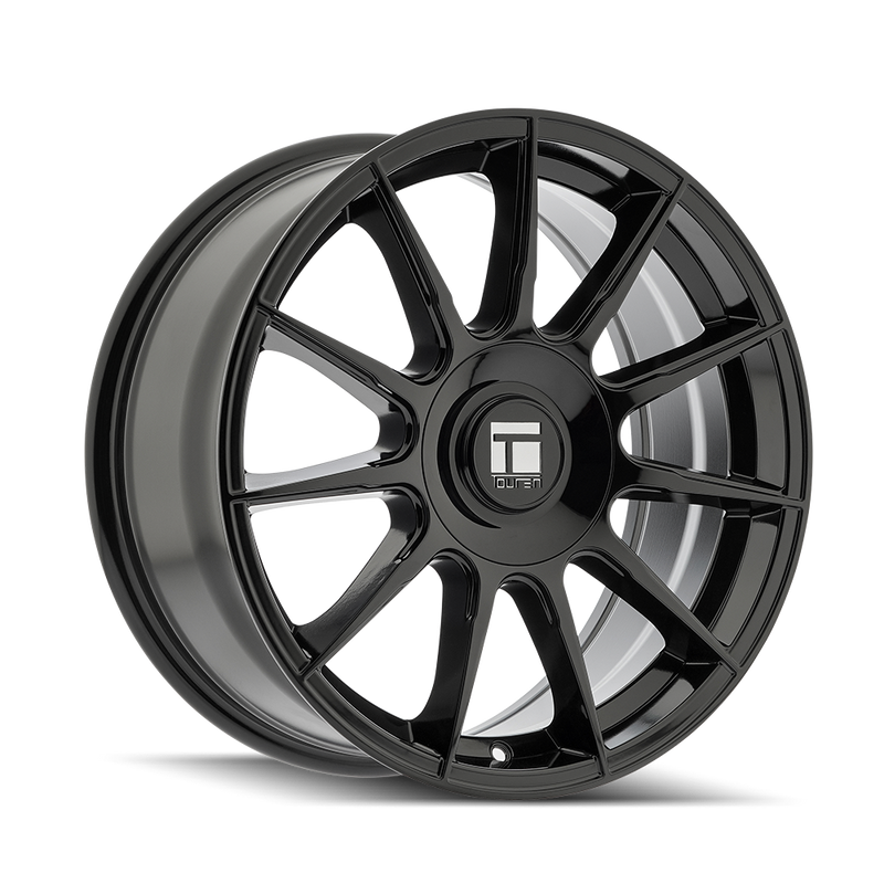 Touren - TR81 - Black - Gloss Black - 18" x 8", 38 Offset, 5x100/114.3 (Bolt pattern), 74.10mm HUB