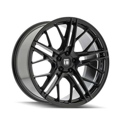 Touren - TF07 - Black - Gloss Black - 20" x 10.5", 35 Offset, 5x120 (Bolt pattern), 74.10mm HUB