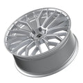Touren - TR08 - Silver - Gloss Silver - 24" x 10", 25 Offset, 6x139.7 (Bolt pattern), 106.10mm HUB