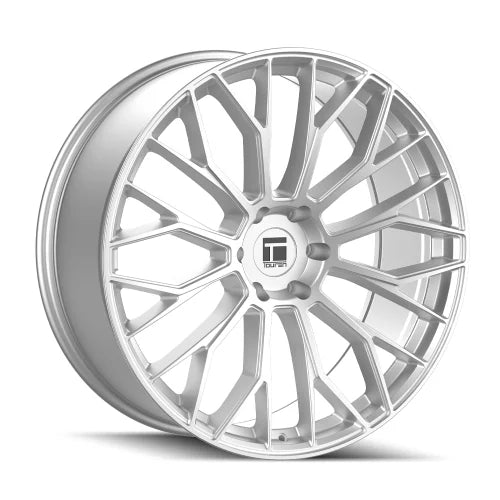Touren - TR08 - Silver - Gloss Silver - 22" x 9", 25 Offset, 6x135 (Bolt pattern), 87.10mm HUB