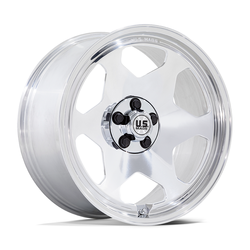 US MAG - UC144 OBS - Polished - Fully Polished - 22" x 9", 15 Offset, 5x127 (Bolt pattern), 78.1mm HUB