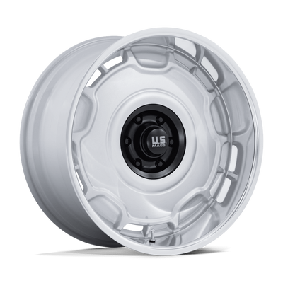 US MAG - ARLINGTON - Silver - Silver Matte Black Center with Diamond Cut Lip - 22" x 10.5", 0 Offset, 6x139.7 (Bolt pattern), 106.1mm HUB
