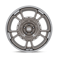 US MAG - UC147 FLAGSTAFF - Desert Sand - Pewter W/ Chrome Lip - 22" x 10.5", 12 Offset, 5x127 (Bolt pattern), 78.1mm HUB