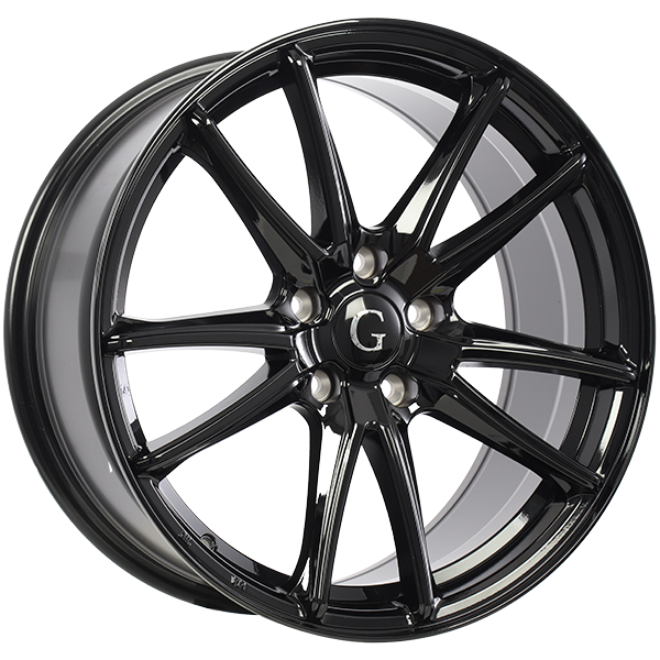Ghost Wheels - Ghost - Black - Gloss Black - 18" x 8", 42 Offset, 5x114.3 (Bolt Pattern), 67.1mm HUB