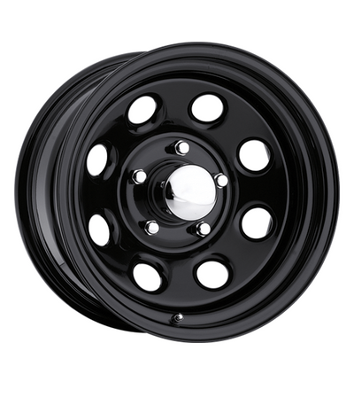 Ceco - Crawler - Black - Black - 17" x 8", -12 Offset, 5x127 (Bolt Pattern), 83.8mm HUB