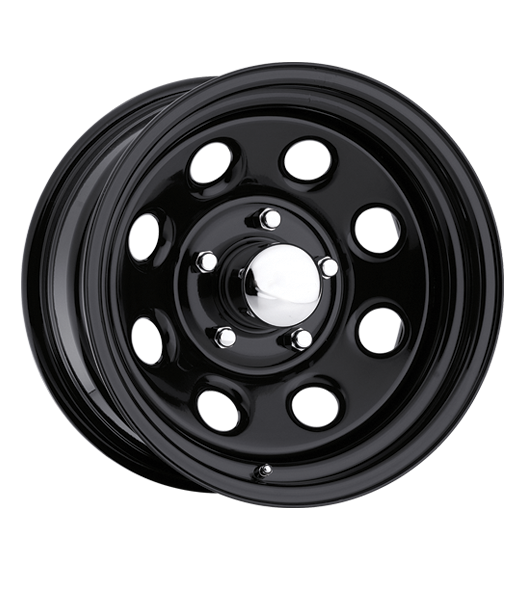 Ceco - Crawler - Black - Black - 17" x 8", -12 Offset, 5x127 (Bolt Pattern), 83.8mm HUB