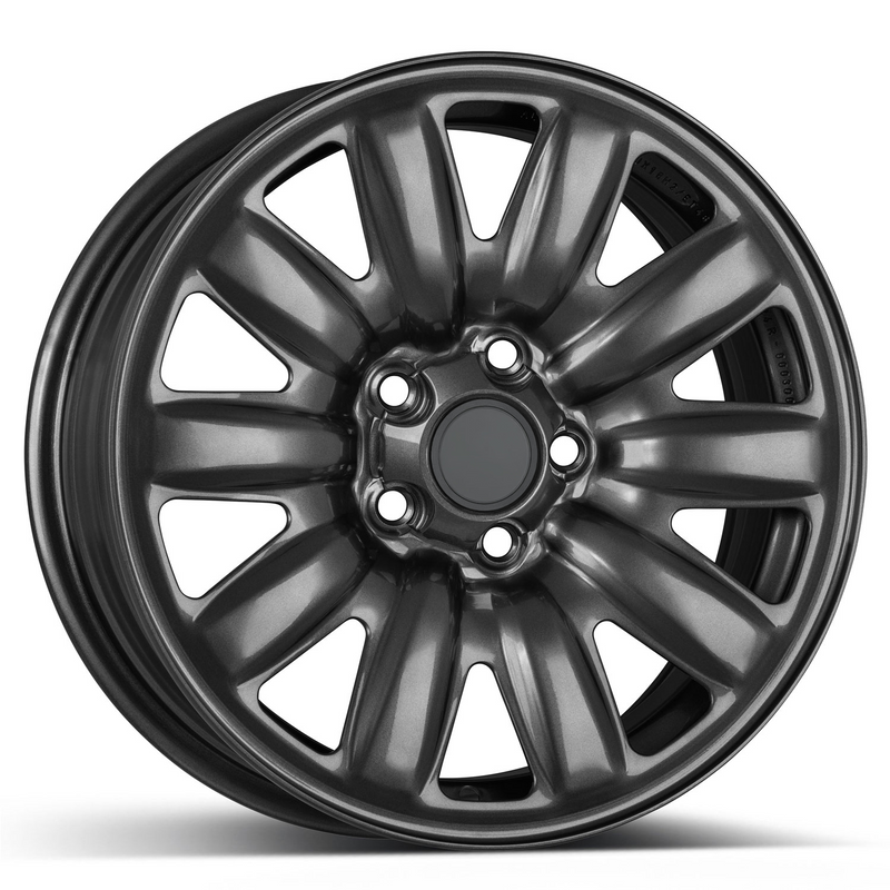RTX Wheels - Steel Wheel - Gunmetal - 17" x 7", 43 Offset, 5x114.3 (Bolt pattern), 67.10mm HUB