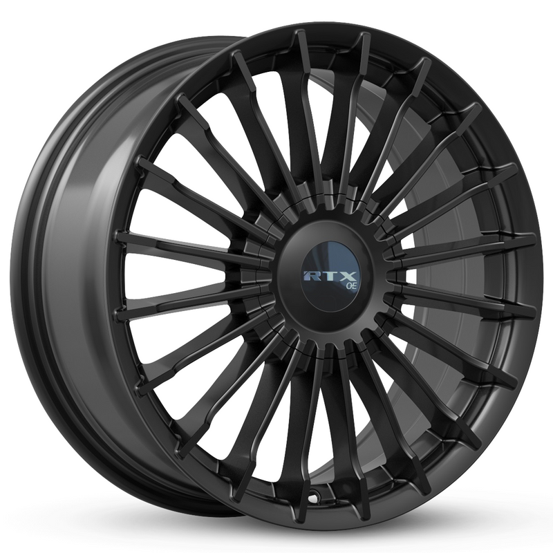RTX Wheels - FT-01 - Black - Gloss Black - 17" x 7", 40 Offset, 4x98 (Bolt pattern), 58.10mm HUB