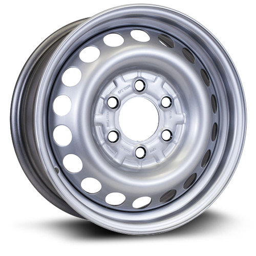 RTX Wheels - Steel Wheel - Grey - Grey - 16" x 6.5", 52 Offset, 6x130 (Bolt Pattern), 84.1mm HUB